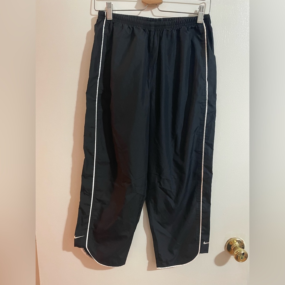 Nike cropped pants M black/white